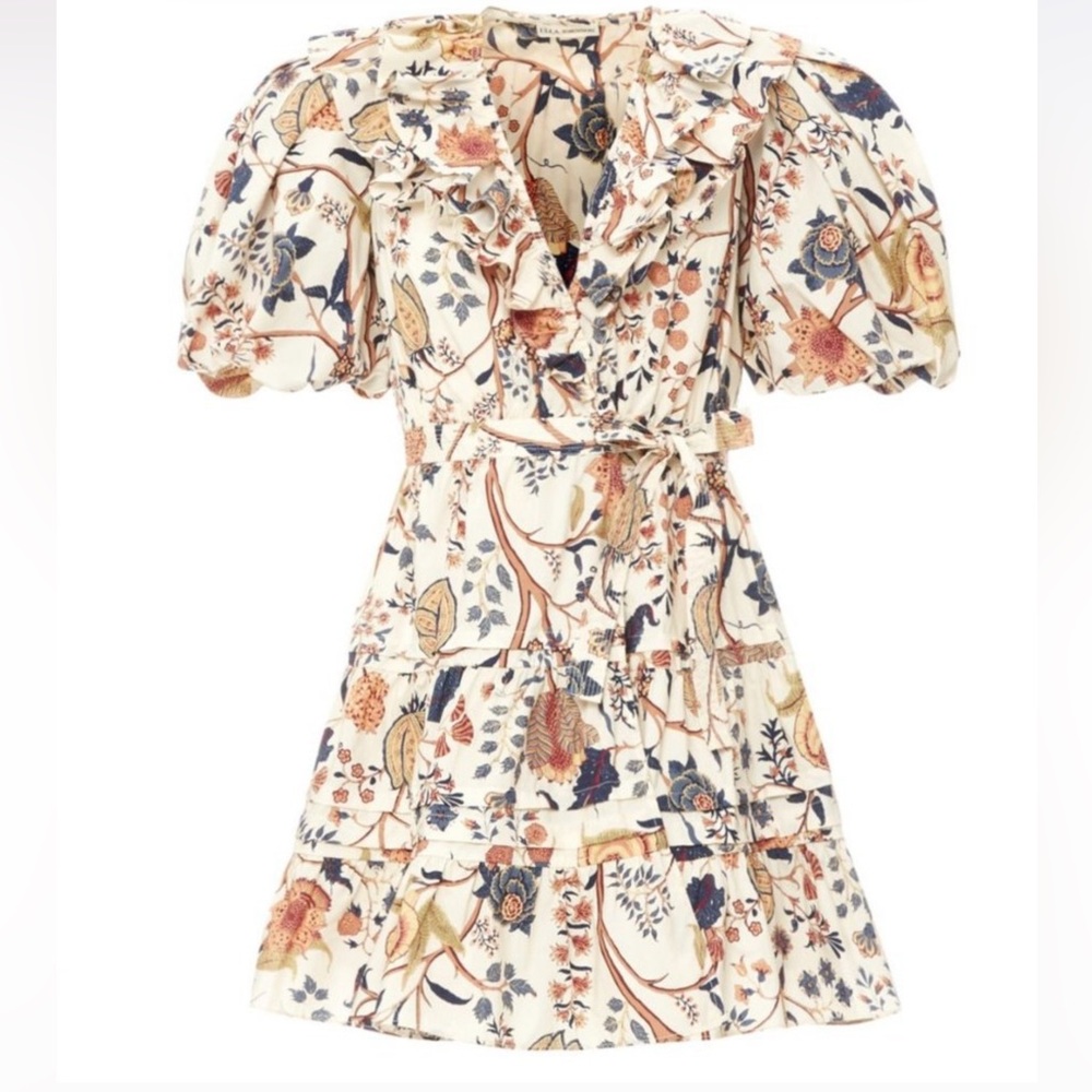ULLA JOHNSON Maude Mini Dress in Daisy Sz 10